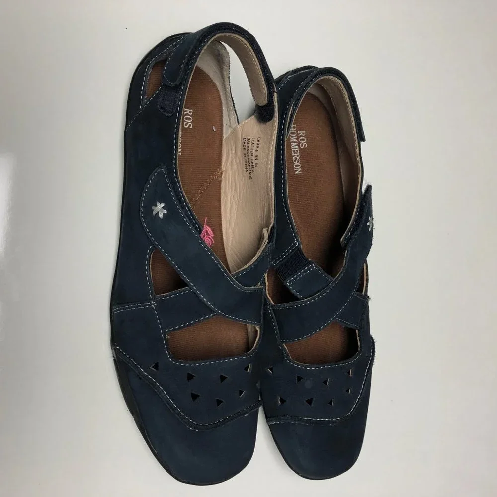 Ros Hommerson Women's 'Carrie' Nubuck Casual‎ Shoes sz 9N